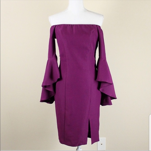 Venus Off Shoulder Dress - Picture 1 of 6